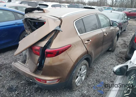 2017 Kia Sportage Lx z USA, uszkodzony, nr VIN KNDPM3AC8H7169358